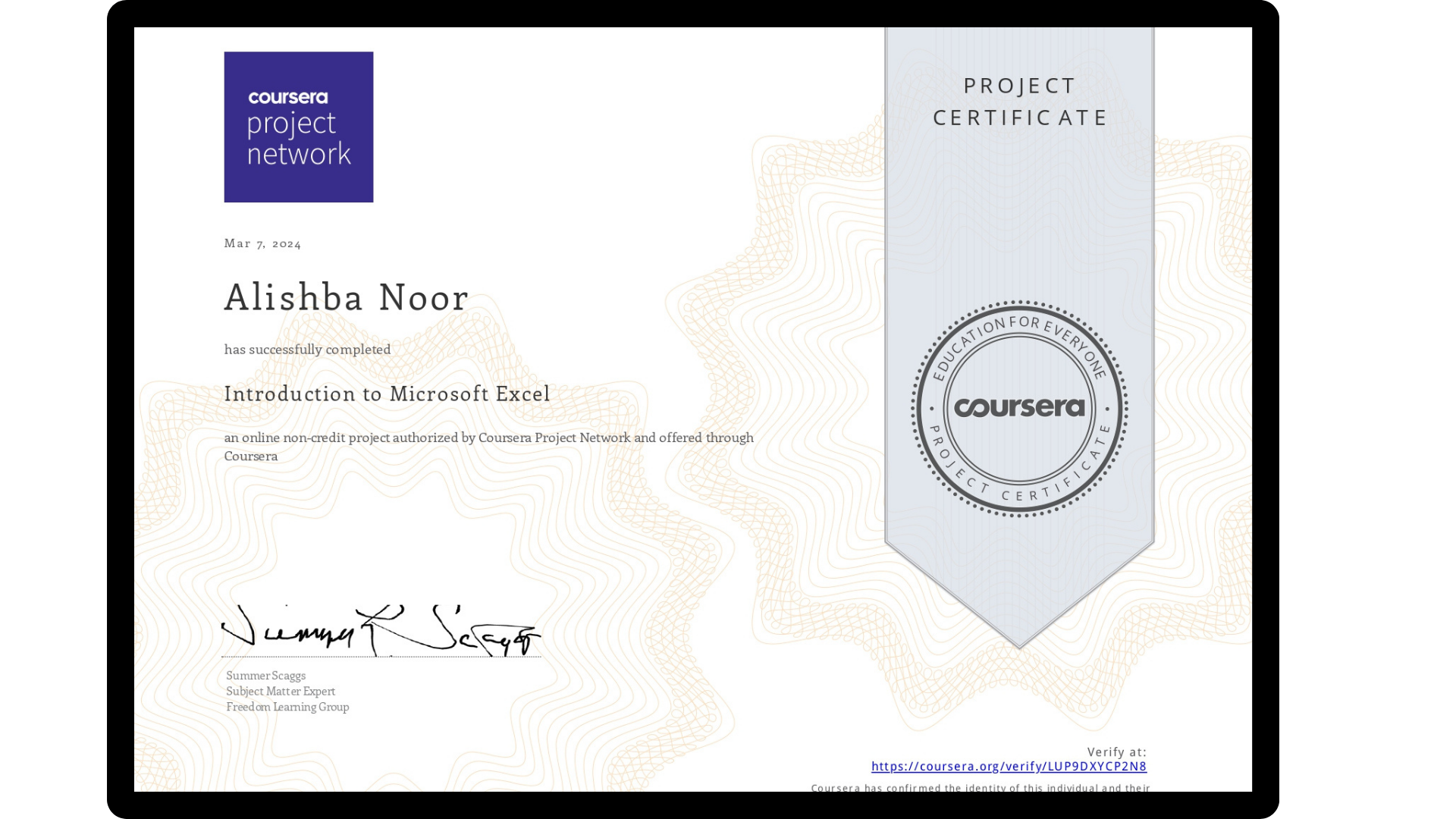 Alishba noor portfolio